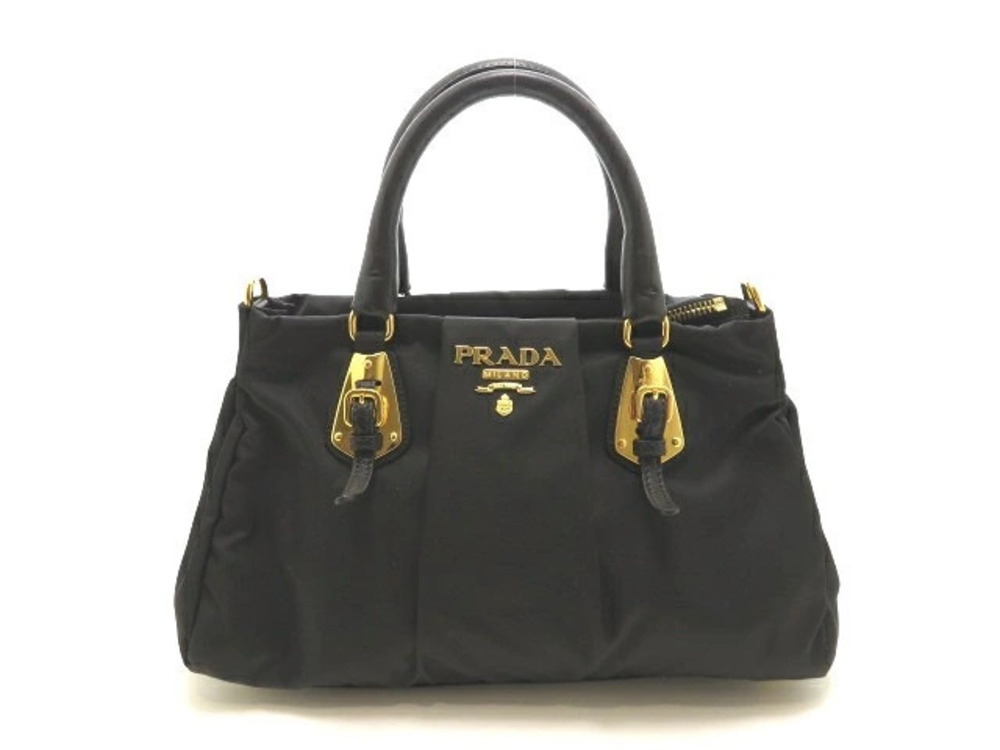 Prada Tessuto Handbag black